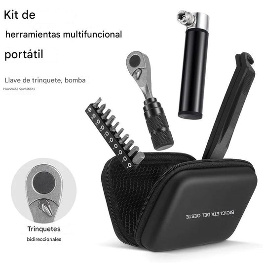 🔧¡El kit definitivo para ciclistas que nunca te dejará tirado!🚴♂️