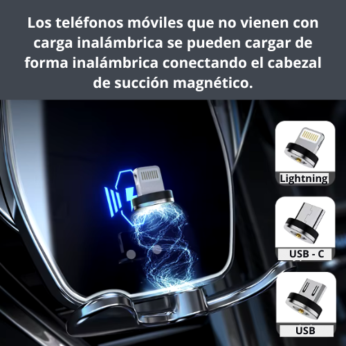 Soporte de Celular con Sensor Automático y Carga Inalámbrica