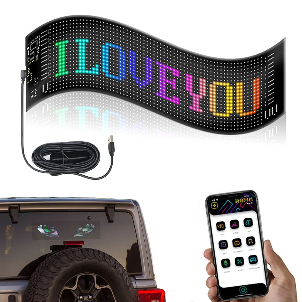 Pantalla LED interactiva para negocio o auto