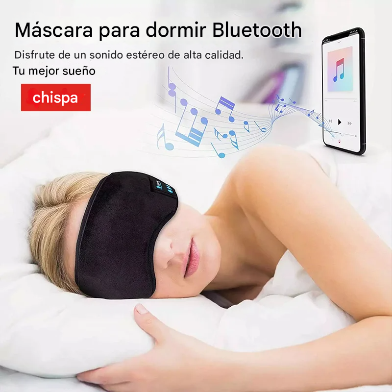Duerme Mejor, Relájate Más: Descubre el Antifaz Blackout Pro con Bluetooth