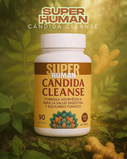 Cándida Cleanse - Fórmula Ayurvédica para la Salud Digestiva y Equilibrio Fúngico (90 Cápsulas)