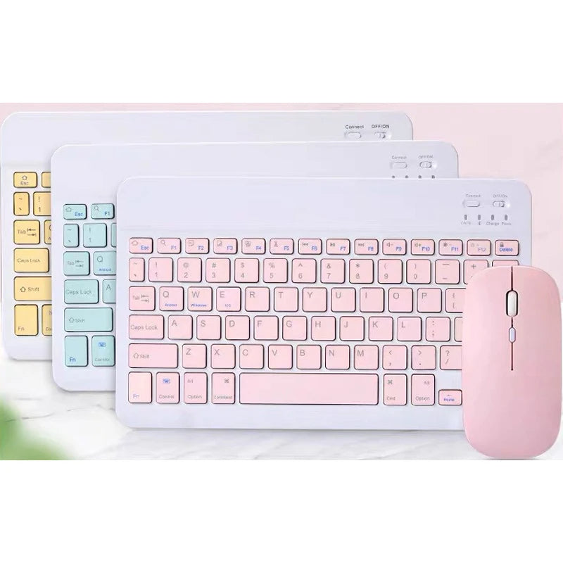 Kit de Teclado Inalámbrico + Mouse + Cargador