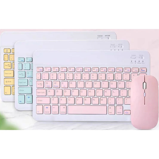 Kit de Teclado Inalámbrico + Mouse + Cargador