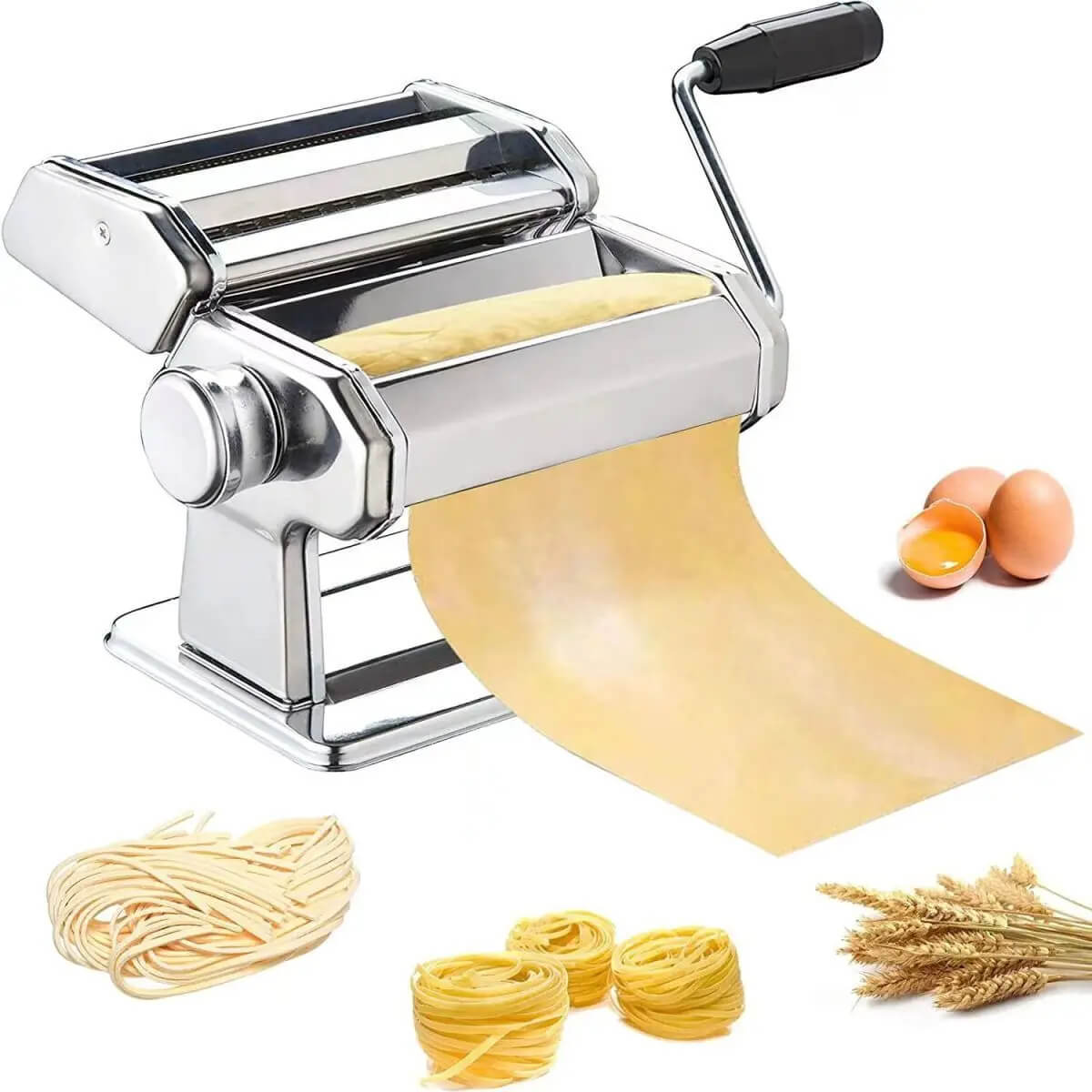 Máquina Manual para Pasta Fresca – Haz Pasta Casera Saludable y Deliciosa en Casa