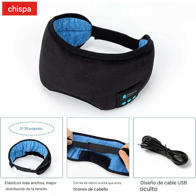 Duerme Mejor, Relájate Más: Descubre el Antifaz Blackout Pro con Bluetooth