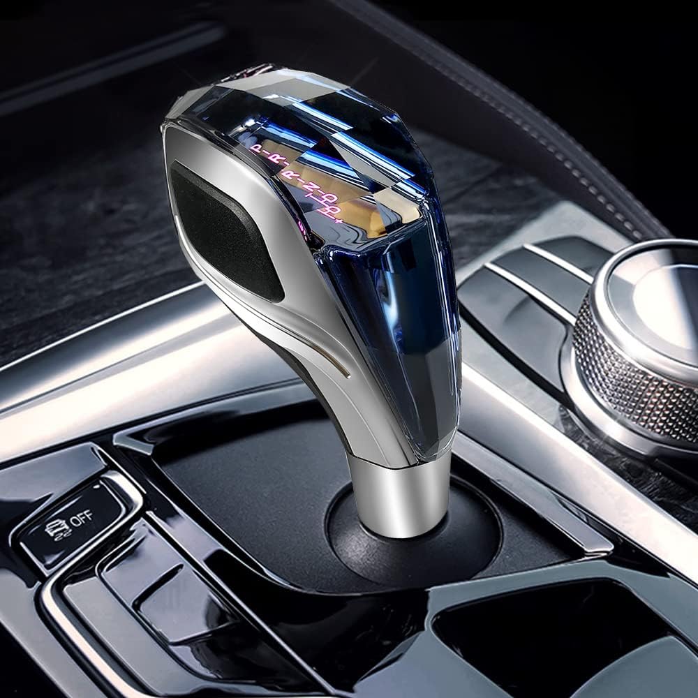 Perilla de Cristal Universal con luces LED para Auto