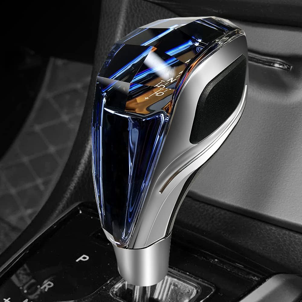 Perilla de Cristal Universal con luces LED para Auto