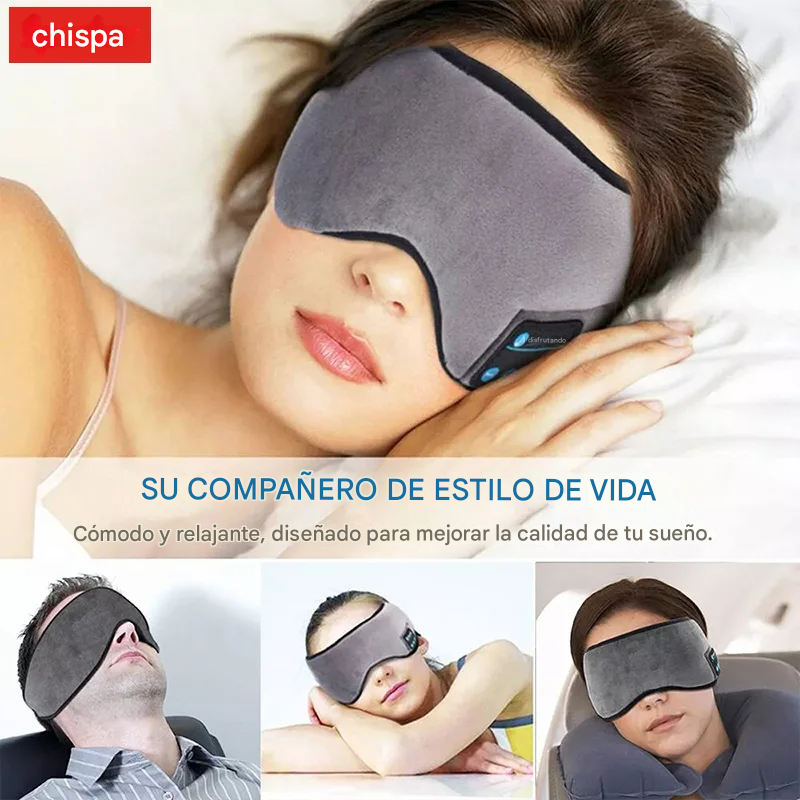 Duerme Mejor, Relájate Más: Descubre el Antifaz Blackout Pro con Bluetooth