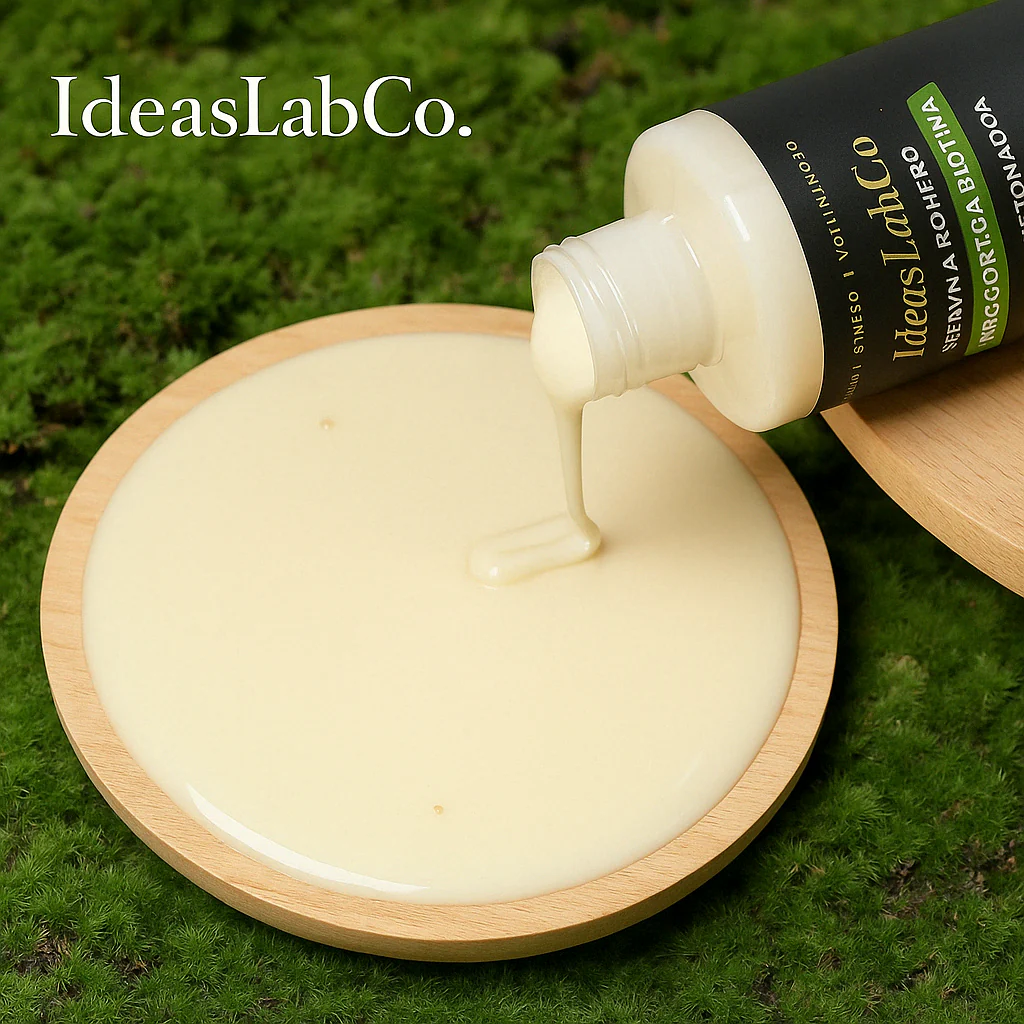 Acondicionador para Cabello Grueso y Voluminoso con Romero Keratina Ortiga y Biotina (220 gr.) - IdeasLabCo™