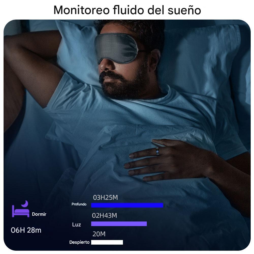 💍 Anillo Inteligente Monitor de Oxígeno, Salud, Sueño, Ritmo Cardíaco