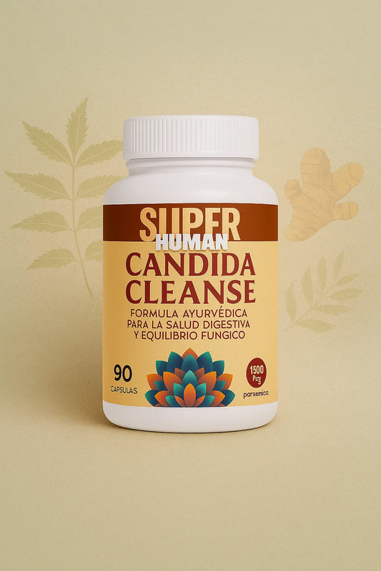 Cándida Cleanse - Fórmula Ayurvédica para la Salud Digestiva y Equilibrio Fúngico (90 Cápsulas)