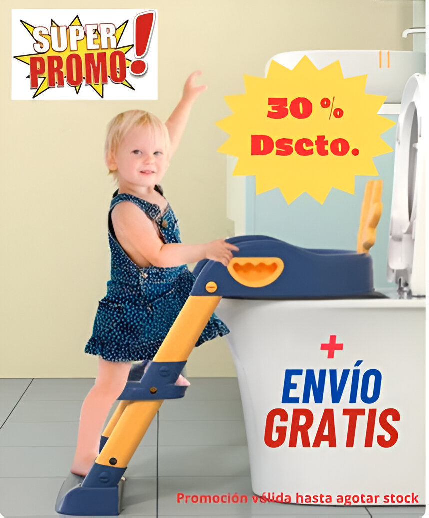 Asiento de Baño Escalonado para Niños