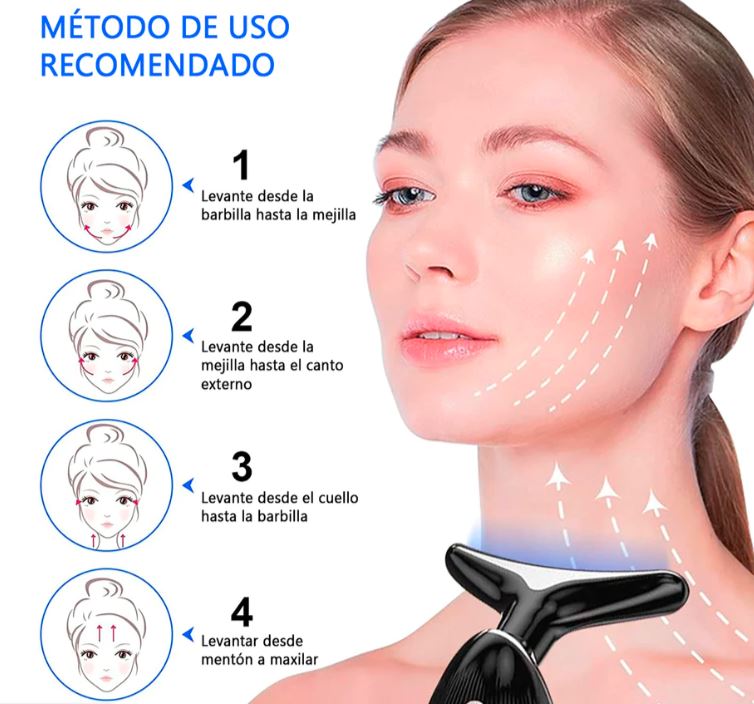 Masajeador LED Facial