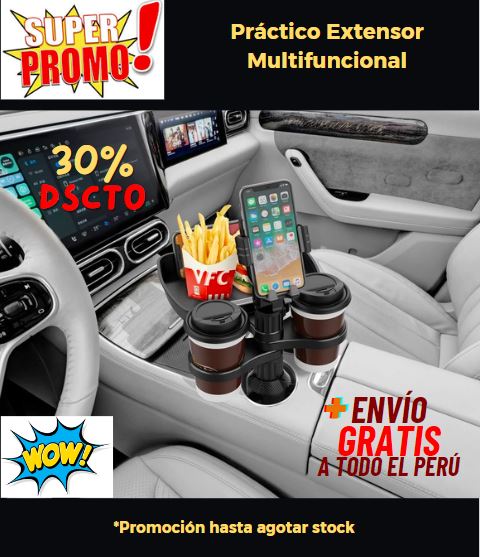 Organizador Multifuncional para Autos 4 en 1