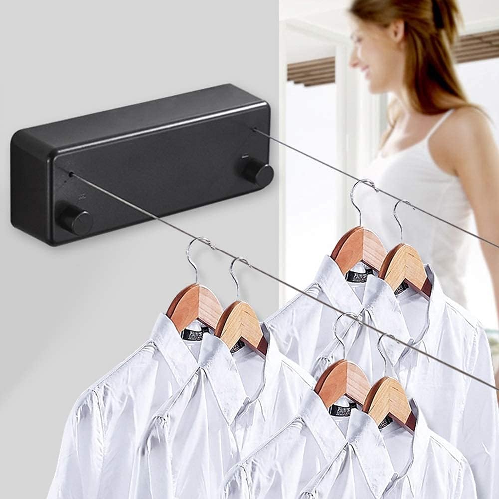 Tendedero Retráctil de Acero Inoxidable